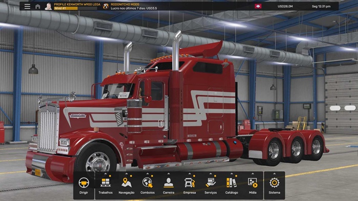 ATS - Profile Kenworth W900 Legacy Edition V1.0