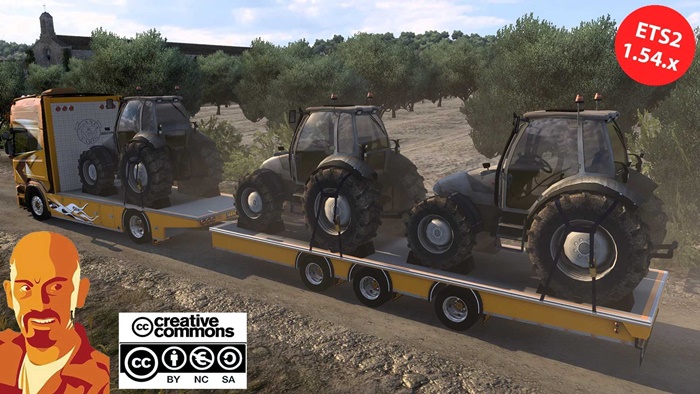 ETS2 - Lupal BDF Flatbed Trailer V5.0