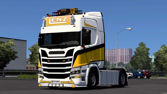 ETS2 - Lenz Skin for NextGen Scania R and Venus Lightbox V1.0