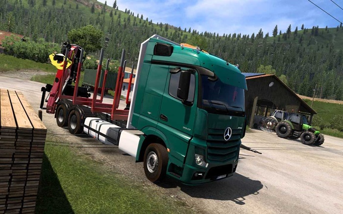 ETS2 - Mercedes-Benz MP4 Timber Chassis V1.0