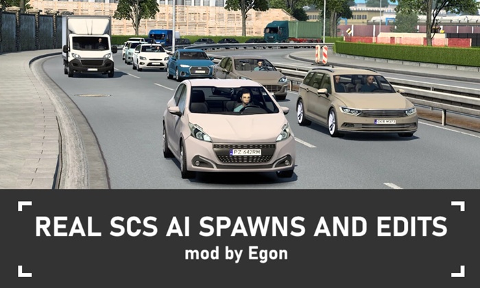 ETS2 - Real SCS AI Country Spawns V1.4