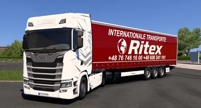ETS2 - Combo Skin Ritex Logistics V1.0