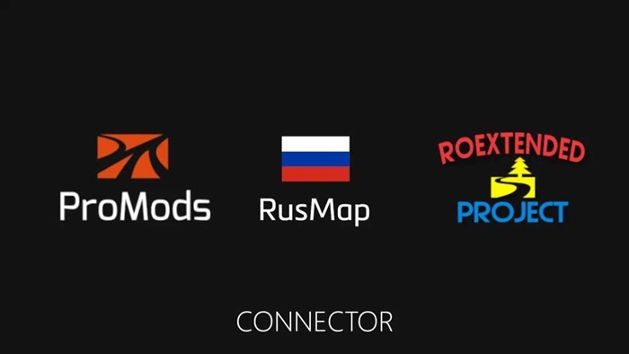 ETS2 - ProMods RusMap Roextended Connector (ProMods Priority Version) V1.54