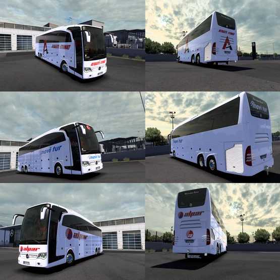 ETS2 - Mercedes-Benz Travego 17 Skinpack V1.0