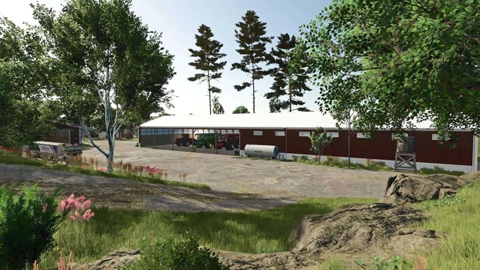 FS25 - American Shed Pack V1.0