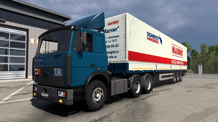 ETS2 - MAZ 6422 (1981) + Trailers (FIX 2)