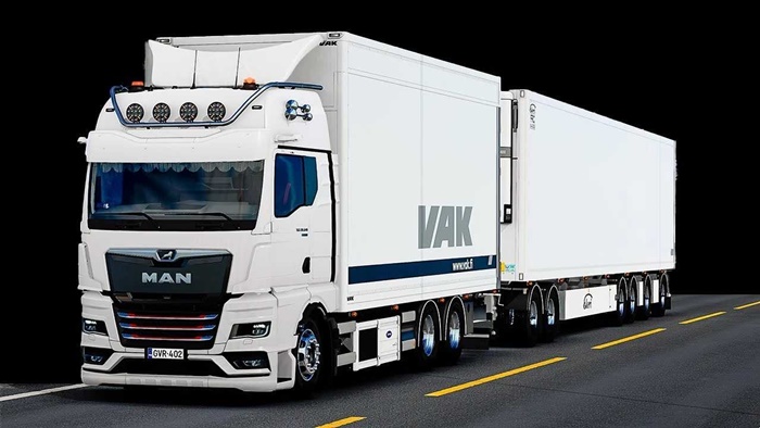 ETS2 - MAN TGX 2020 Rigid Addon V1.2