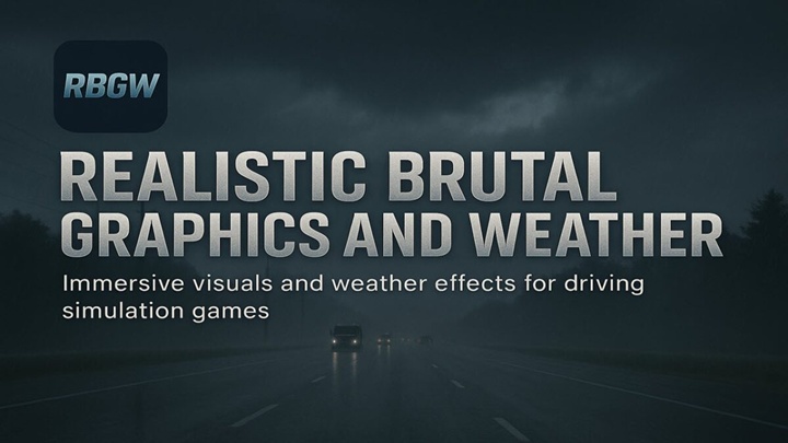 ATS - Realistic Brutal Graphics And Weather V8.4