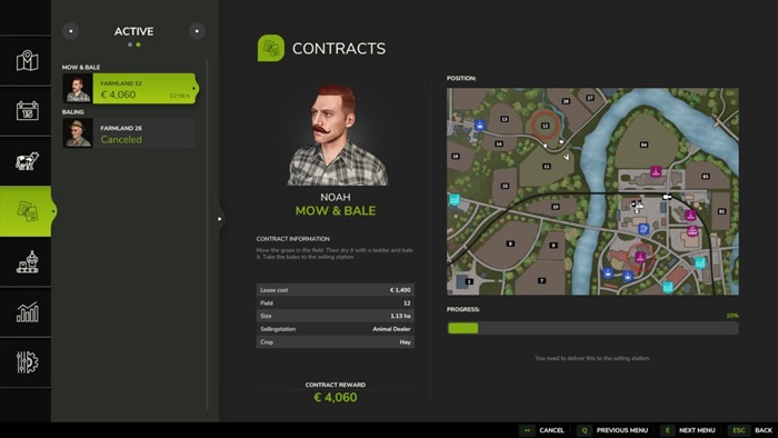 FS25 - Mow Bale Contracts V1.0.0.3