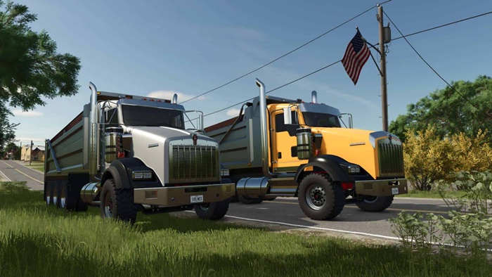 FS25 - Kenworth T800 Dumper Truck V1.3