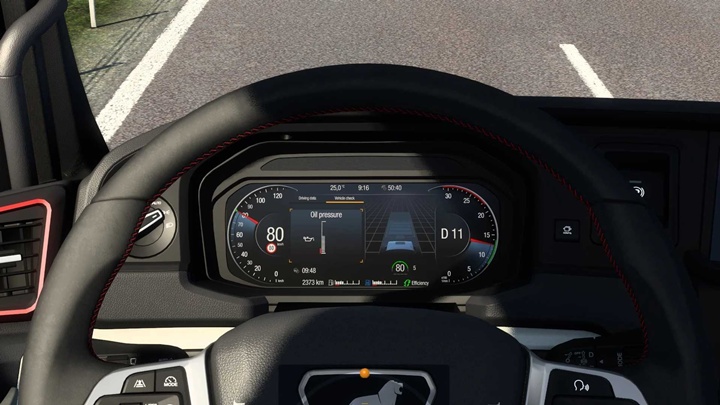 ETS2 - MAN TGX 2020 Improved Dashboard V1.8