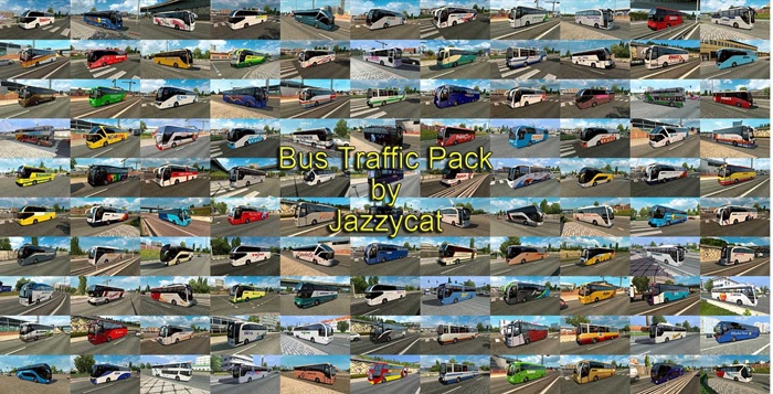 ETS2 - Bus Traffic Pack V18.1.7