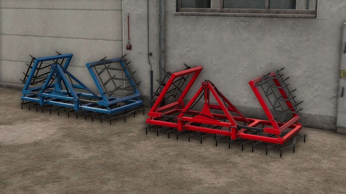 FS25 - Steel Work Rake V1.0