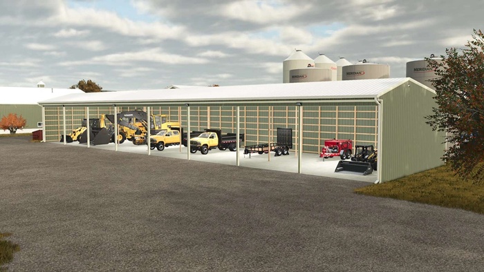 FS25 - Implement Sheds Pack V1.0
