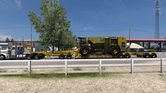ATS - Multiple Trailers in Traffic Mod V1.55