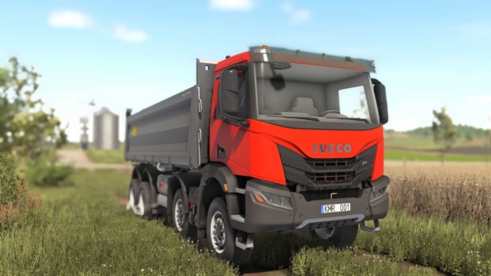 FS25 - Iveco X-Way 8X8 Meiller Kipper V1.0