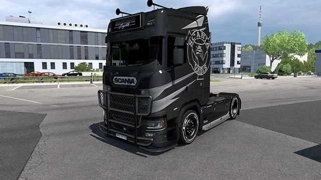 ETS2 - Scania Silver Grey Skin V1.0
