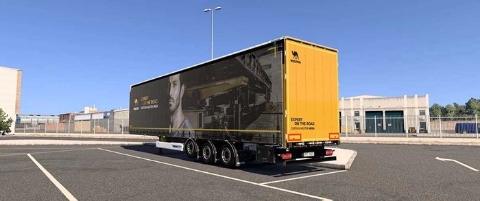 ETS2 - Wielton Curtain Master Mega Trailer V1.0