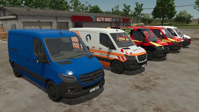 FS25 - 2018 Mercedes-Benz Sprinter Pack V1.1