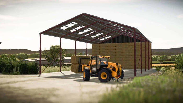 FS25 - UK Bale Shed V1.0