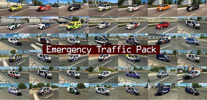 ETS2 - Emergency Traffic Pack V1.2.13
