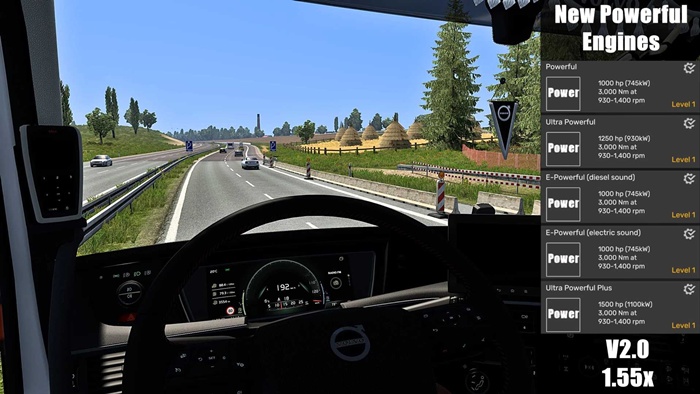 ETS2 - New Powerful Engines V2.0