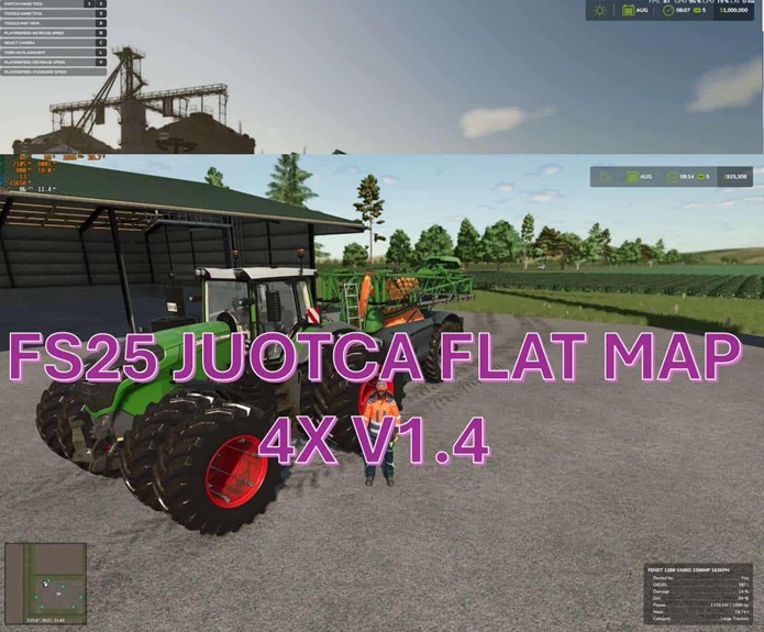 FS25 - Juotca Flat Map 4X V1.4
