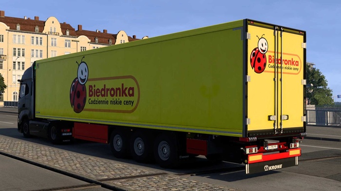 ETS2 - Biedronka Krone Cool Liner Skin V1.0
