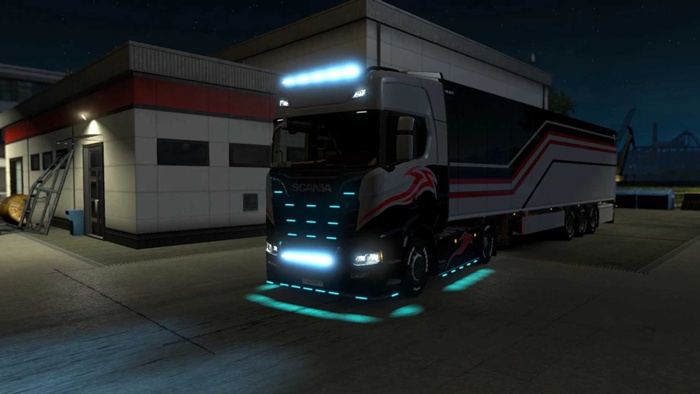 ETS2 - Flare and 10000 Lights V1.55