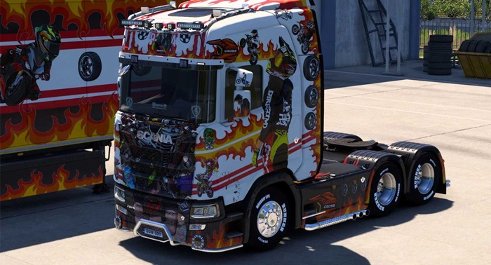 ETS2 - Scania Bike Riders Skin V1.55