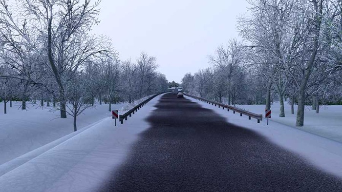 ETS2 - Frosty Winter Weather Mod V10.2