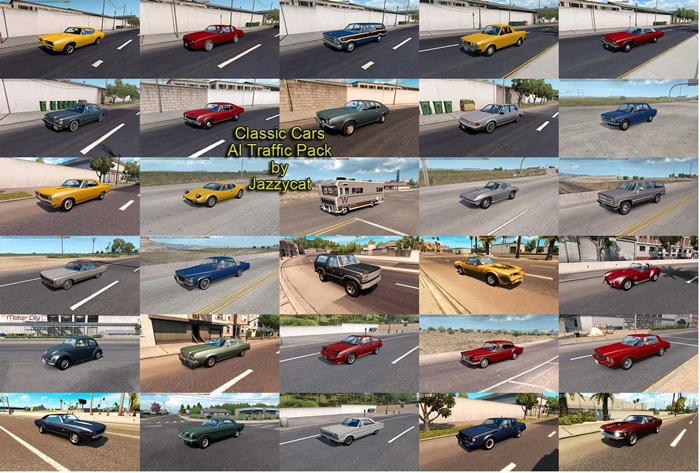ATS - Classic Cars AI Traffic Pack V9.0.8
