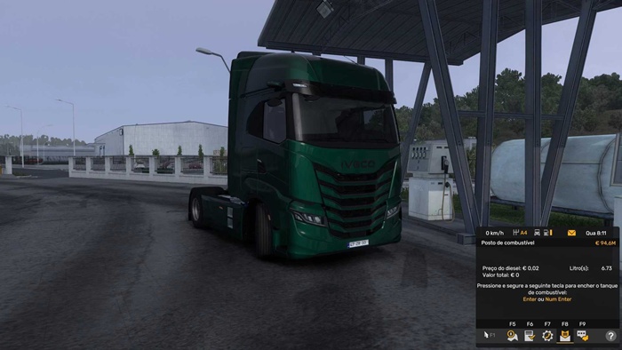 ETS2 - Free Fuel in the Garage V1.0