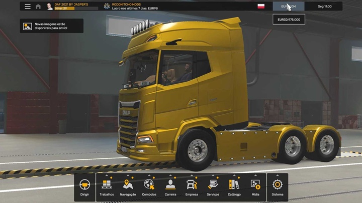 ETS2 - Profile Daf 2021 Jaspers V1.0