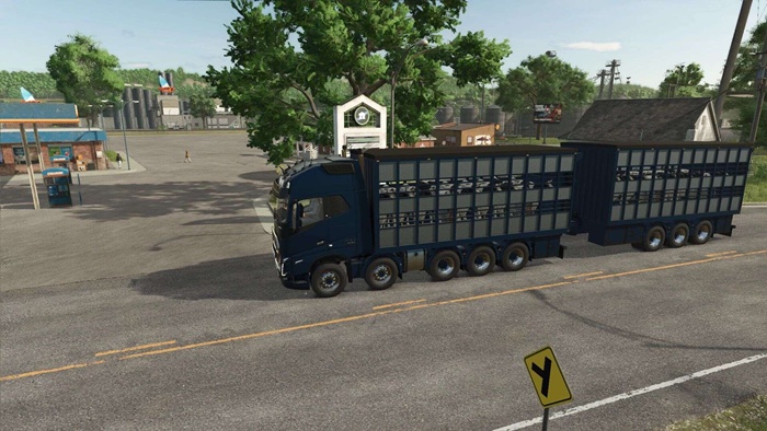 FS25 - Volvo Animal Transport Truck V1.0.0.1