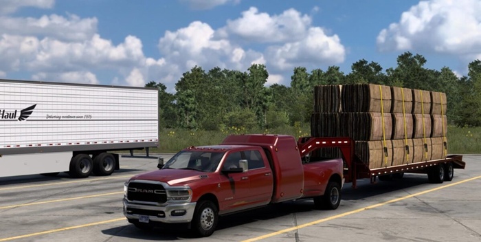 ATS - Dodge Ram 3500 Pickup Truck & Trailers V5.0