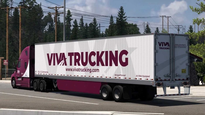 ATS - Viva Trucking Company Trailer Paint Jobs V1.0
