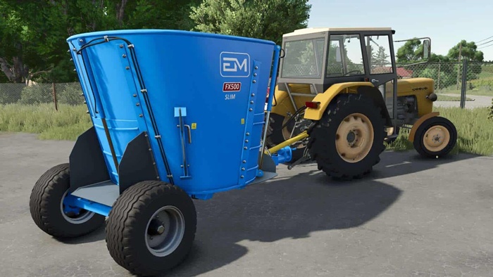 FS25 - EuroMilk Rino FX500 Slim V1.0