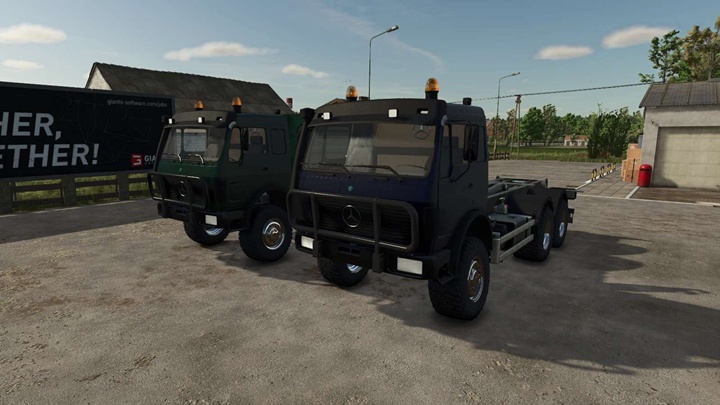 FS25 - Mercedes-Benz Agrar Trucks Pack V1.0
