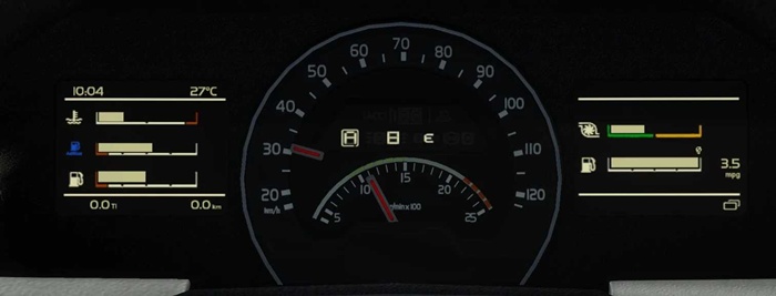 ETS2 - Volvo FH 2012 Realistic Dashboard Computer V1.55