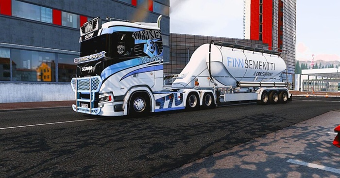 ETS2 - Scania S 8k Auvinen Skin