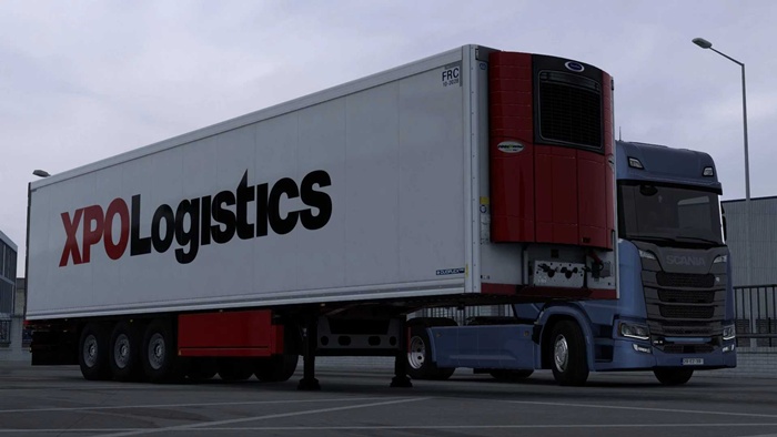ETS2 - XPO Logistics Krone Cool Liner V1.0
