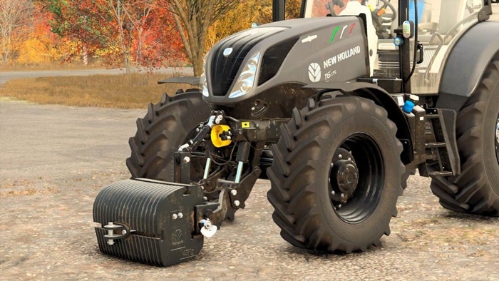 FS25 - New Holland 850kg Weight V1.0