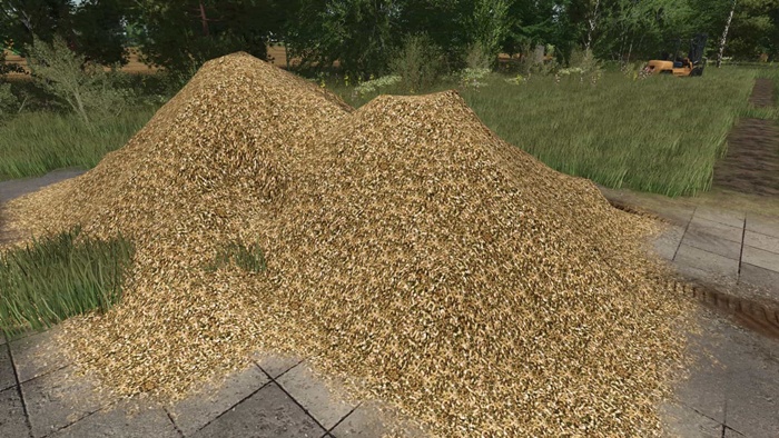FS25 - Texture of Wood Chips and Chopped Silage V1.0