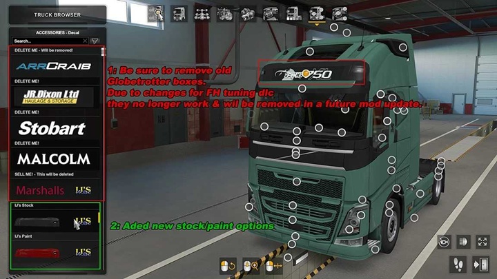ETS2 - Truck Accessory Pack V16.6