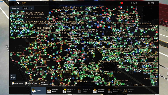 ETS2 - All Cities with Country Identification V1.0