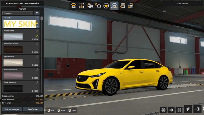 ETS2 - Cadillac CT5-V Black Wing 2022 Skin V1.0