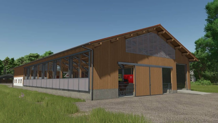 FS25 - Modern Cow Barn V1.0