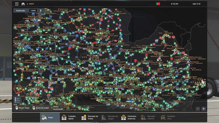ETS2 - All Cities with Country Identification V1.0