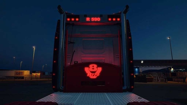 ETS2 - Scania PGRS V8 Backwall V1.0